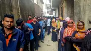 কক্সবাজারে উৎসবমুখর ভোটগ্রহণ, কলাতলীতে নারী-পুরুষের দীর্ঘ লাইন