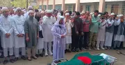 শেখ কবির হোসেনের রাষ্ট্রীয় মর্যাদায় দাফন সম্পন্ন, টুঙ্গিপাড়ায় শেষ শ্রদ্ধা