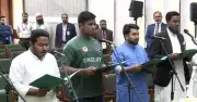 ঐতিহাসিক জার্সি গায়ে সংসদ সদস্য হিসেবে শপথ নিলেন হাসনাত আবদুল্লাহ