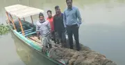 হালদা নদীতে অভিযান: ৩৫০০ মিটার অবৈধ জাল ও ১২টি বড়শি জব্দ