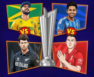 টি-টোয়েন্টি বিশ্বকাপ সেমিফাইনাল শুরু, ইতিহাসের দিকে চোখ রেখে চার দলের লড়াই