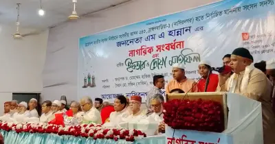 নবনির্বাচিত এমপি এমএ হান্নানকে ঢাকায় সংবর্ধনা দিলেন নাসিরনগরবাসী