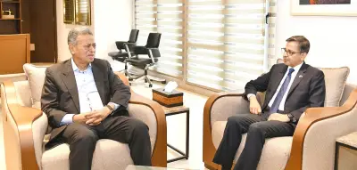 ভারতীয় হাইকমিশনারের সঙ্গে অর্থমন্ত্রীর বৈঠক: এলওসি প্রকল্পের অগ্রগতি নিয়ে সন্তুষ্টি