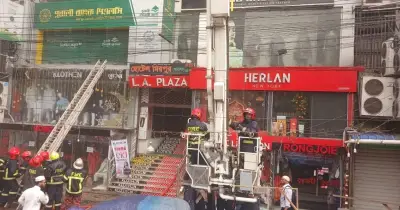 মিরপুরে এলএ প্লাজা অগ্নিকাণ্ড: স্পা সেন্টার থেকে আগুন, ২ জনের মৃত্যু, ২৪ জন উদ্ধার