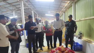 শরীয়তপুরে নকল শিশুখাদ্য কারখানায় অভিযান, মালিককে এক লাখ টাকা জরিমানা