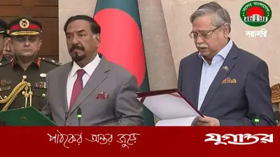 রাষ্ট্রপতি সাহাবুদ্দিনের হাতে স্পিকার ও ডেপুটি স্পিকারের শপথ গ্রহণ