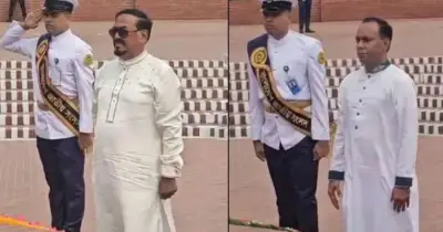 জাতীয় স্মৃতিসৌধে শ্রদ্ধা নিবেদন করলেন স্পিকার ও ডেপুটি স্পিকার