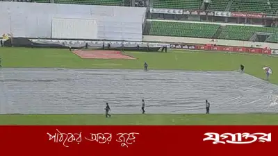বজ্রপাত ও বৃষ্টিতে মিরপুরে বাংলাদেশ-পাকিস্তান ম্যাচ বন্ধ