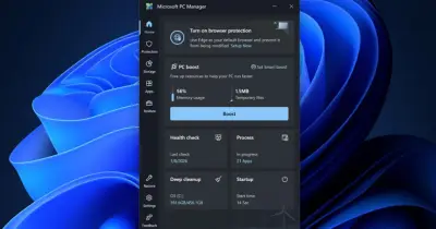 মাইক্রোসফট পিসি ম্যানেজার: ফ্রি অ্যাপে কম্পিউটার অপটিমাইজেশন ও পারফরম্যান্স বাড়ানোর উপায়
