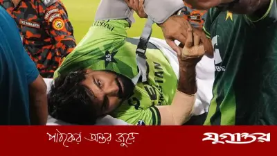 পাকিস্তানের অলরাউন্ডার হুসাইন তালাত চোটে সিরিজ থেকে ছিটকে গেলেন