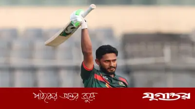 তানজিদ হাসানের প্রথম সেঞ্চুরি: পাকিস্তানের বিপক্ষে রেকর্ড ছক্কা