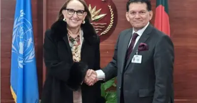 জাতিসংঘে বাংলাদেশের পররাষ্ট্রমন্ত্রী ও ইউএনসিটিএডি মহাসচিবের বৈঠক: বৈশ্বিক অর্থনৈতিক ঝুঁকি নিয়ে আলোচনা