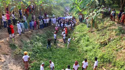 নাটোরে মির্জা মামুদ খাল পুনঃখননে বিতর্ক, বিএডিসির দাবি টাকার অপচয়