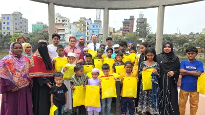 নারায়ণগঞ্জ বন্ধুসভার সহমর্মিতার ঈদ: সুবিধাবঞ্চিত শিশুদের মাঝে আনন্দ বিলানো