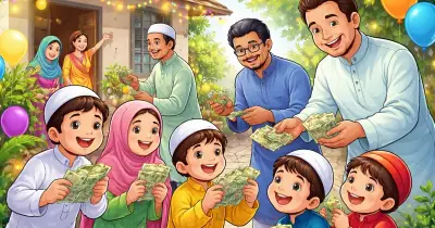 ঈদে সালামি আদায়ের মজাদার কৌশল: হাসিমুখে শুভেচ্ছা বিনিময়