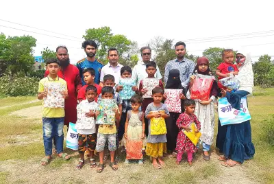 কেশবপুর বন্ধুসভার সহমর্মিতার ঈদ: রাহাতের মতো সুবিধাবঞ্চিত শিশুদের মুখে হাসি ফোটানো