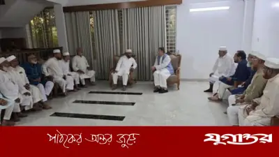 স্বরাষ্ট্রমন্ত্রী সালাহউদ্দিন আহমদের ঈদ শুভেচ্ছা বিনিময় জামায়াত নেতাদের সঙ্গে