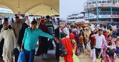 ঈদ শেষে কর্মজীবীদের ঢাকায় ফিরতি যাত্রা: ভোগান্তি কম, স্বস্তি বেশি