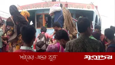 ঈদ পরবর্তী কর্মস্থলমুখী যাত্রীদের ভিড়ে দৌলতদিয়া লঞ্চঘাট, প্রশাসনের নিশ্চয়তা