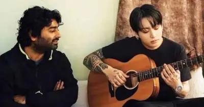 জাংকুক ও অরিজিৎ সিংয়ের যৌথ গানের গুঞ্জনে উত্তাল সামাজিক মাধ্যম, ভক্তদের আগ্রহ তুঙ্গে