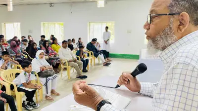 নাটোরে মুক্তিযুদ্ধ অলিম্পিয়াডে বীর মুক্তিযোদ্ধা শেখ মোহাম্মদ ফরিদের বক্তব্য