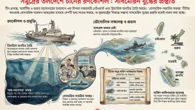 চীন সমুদ্রের গভীরে নীরব অভিযান: সাবমেরিন যুদ্ধে এগিয়ে থাকার কৌশল