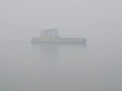 ঘন কুয়াশায় দৌলতদিয়া-পাটুরিয়া নৌপথে তিন ঘণ্টা ফেরি চলাচল বন্ধ