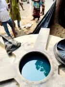 নাটোরে মাটির নিচে পানির ট্যাংকে ১০ হাজার লিটার জ্বালানি তেল লুকানোর অভিযানে ব্যবসায়ী জরিমানা