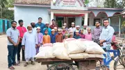 রাজবাড়ী বন্ধুসভার 'সহমর্মিতার ঈদ': মাদ্রাসা ও এতিমখানায় ৭৫০ কেজি চাল ও দেড় লক্ষাধিক টাকার অনুদান