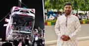 পদ্মায় বাসডুবি: জাবি শিক্ষার্থী রাইয়ান ও ভাগ্নি নিখোঁজ, মা নিহত