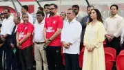 স্বাধীনতা দিবসে প্রধানমন্ত্রীর প্রীতি ফুটবল উপভোগ, রাজা চার্লস ও মালদ্বীপের শুভেচ্ছা