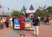 যশোর মনিহার স্মৃতিসৌধে যশোর বন্ধুসভার পুষ্পস্তবক অর্পণ অনুষ্ঠান সম্পন্ন