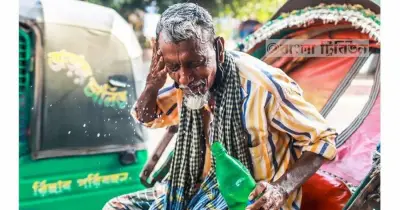 তীব্র গরমে অতিষ্ঠ রাজধানী: খেটে খাওয়া মানুষের দুর্ভোগ বাড়ছে