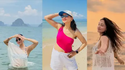 সমুদ্রে একাকী অবকাশ: মিমি চক্রবর্তীর স্টাইলিশ বিচ লুকের ঝলক