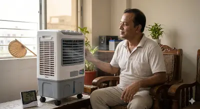 গরমে ভরসা দেশি এয়ারকুলার, খরচ কম শীতলতা বেশি