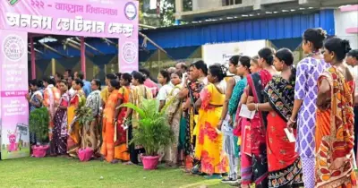 পশ্চিমবঙ্গে প্রথম দফায় ভোটের রেকর্ড ৯১.৫২%, সহিংসতার অভিযোগ