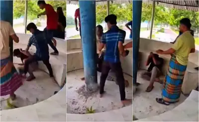 মধুসূদন দত্তের বাড়িতে যুবককে মারধর, ভিডিও ভাইরাল