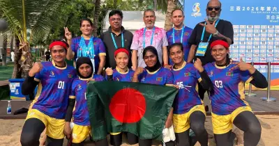 বাংলাদেশ নারী কাবাডি দলের এশিয়ান বিচ গেমসে সেমিফাইনাল নিশ্চিত