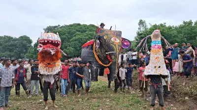 ঠাকুরগাঁওয়ে চড়কপূজায় কারুশিল্প প্রদর্শনী ও মেলা অনুষ্ঠিত