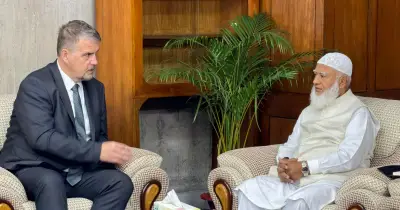 জামায়াতের আমিরের সঙ্গে ইইউ প্রতিনিধি দলের বৈঠক