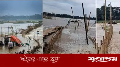 পাহাড়ি ঢলে পানি বাড়ছে, দ্রুত ধান কাটার আহ্বান