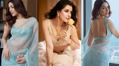 স্নিগ্ধা চৌধুরীর নতুন দুটি দেশি গার্ল লুক: শাড়ি ও লেহেঙ্গায় স্টাইলিশ উপস্থাপনা