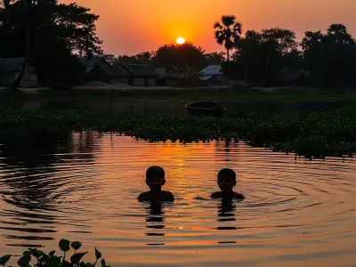 চাঁদপুরে পুকুরে ডুবে দুই শিশু ভাইয়ের মৃত্যু, এলাকায় শোকের ছায়া