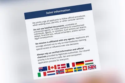 ভিসা আবেদনে সতর্কতা: ১৩ পশ্চিমা দেশের যৌথ বিবৃতি