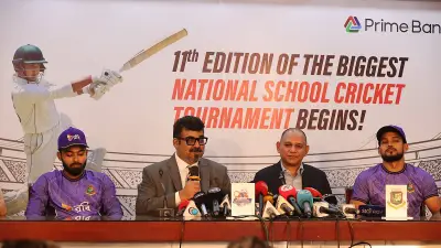 প্রাইম ব্যাংক স্কুল ক্রিকেটের নতুন মৌসুম: হৃদয়-নাজমুলের স্মৃতিচারণ ও ভবিষ্যৎ পরিকল্পনা