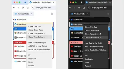 গুগল ক্রোমে যুক্ত হলো বহুল প্রতীক্ষিত ভার্টিক্যাল ট্যাব সুবিধা