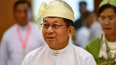 মিয়ানমারের জান্তাপ্রধান মিন অং হ্লাইং প্রেসিডেন্ট হিসেবে শপথ নিলেন