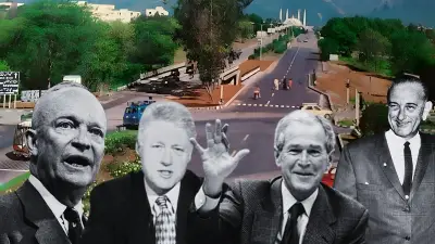 যুক্তরাষ্ট্রের প্রেসিডেন্ট ও ভাইস প্রেসিডেন্টদের ঐতিহাসিক পাকিস্তান সফর