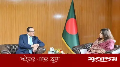 বাংলাদেশের পররাষ্ট্র প্রতিমন্ত্রী শামা ওবায়েদ ইসলামের সঙ্গে ফিলিস্তিনি রাষ্ট্রদূত ইউসেফ রমাদানের সৌজন্য সাক্ষাৎ