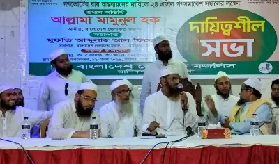 মামুনুল হকের বক্তব্য: গণভোট বাস্তবায়ন ৭০% মানুষের দাবি, বিএনপির রাজনীতি আত্মঘাতী